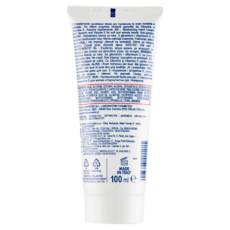 Genera Crema Mani con Glicerina e Vitamina E Idratante 100 ml